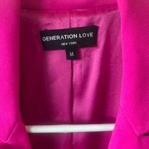 Generation Love Women's Vibrant Pink Blazer